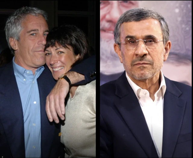 محمود احمدی نژاد و جفری اپستین در کنار مسکویل