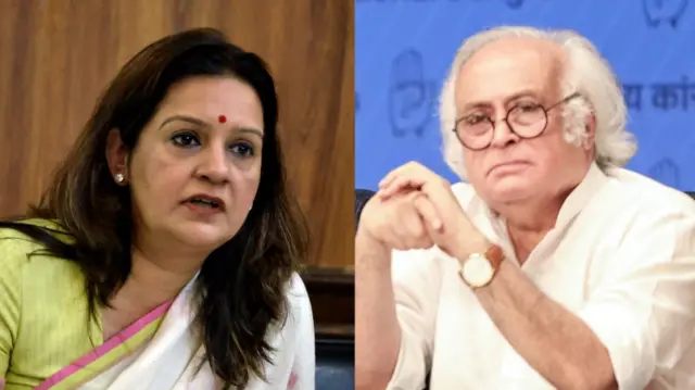 प्रियंका चतुर्वेदी और जयराम रमेश