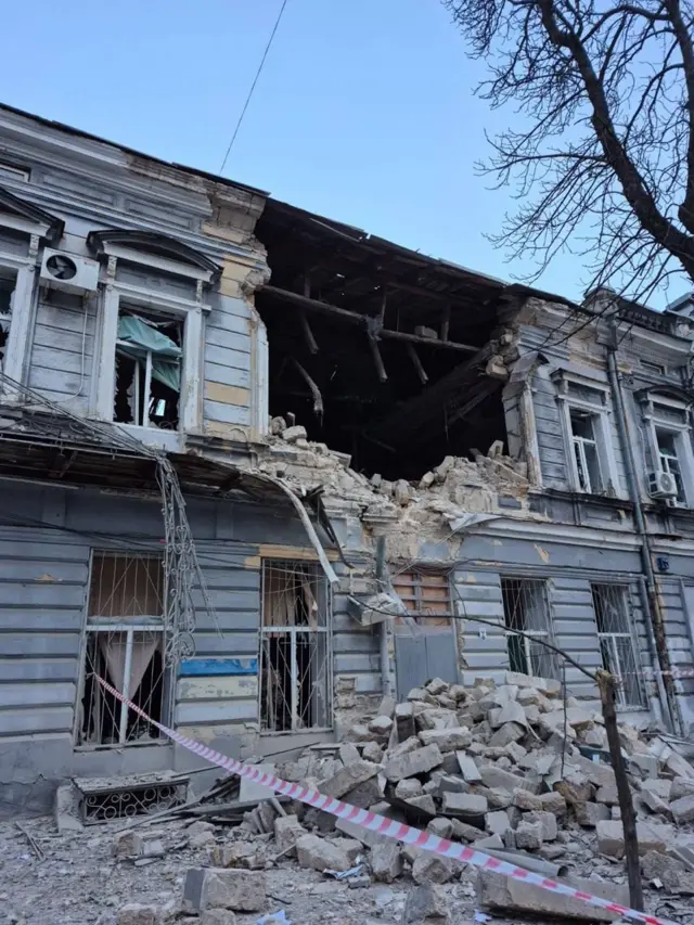 Последствия новой атаки дронов в Одессе