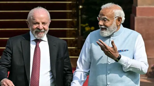 लूला डी सिल्वा और नरेंद्र मोदी