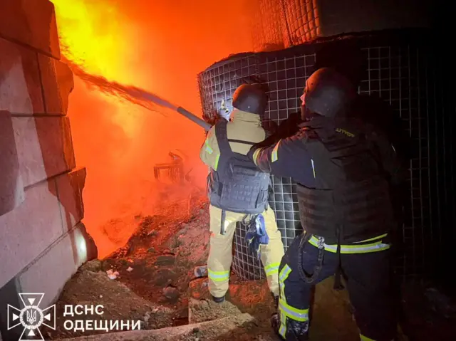 Последствия ударов по Одесской области