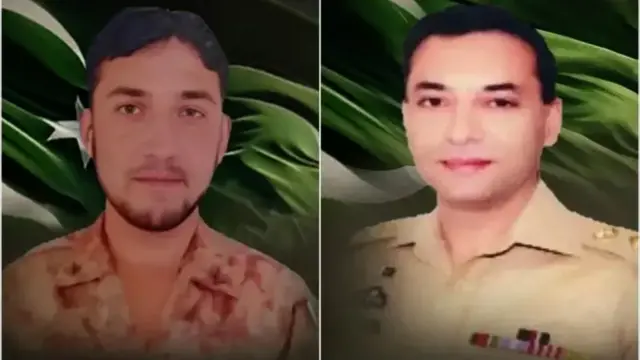 تصویر دو افسر کشته شده