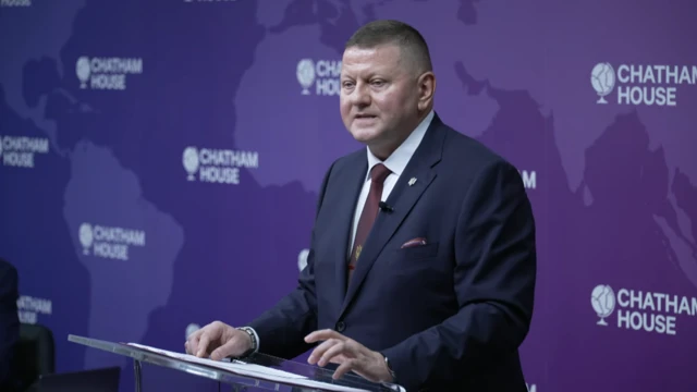 посол Украины в Великобритании Залужный выступает в Chatam House