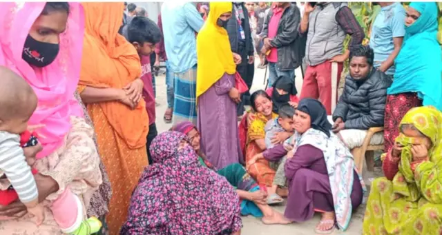 নিহত ব্যক্তিদের স্বজনদের আহাজারি