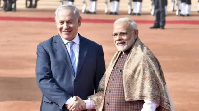 बिन्यामिन नेतन्याहू और नरेंद्र मोदी