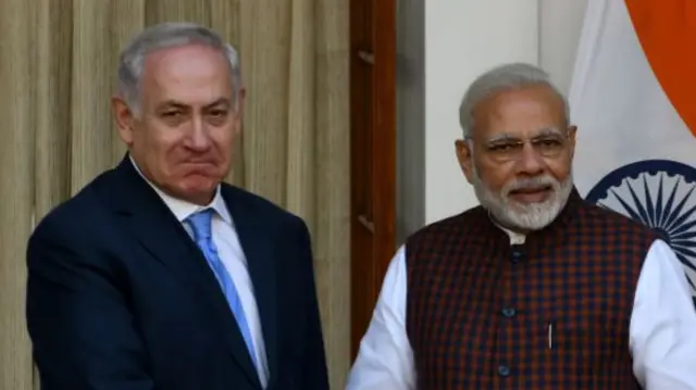 बिन्यामिन नेतन्याहू और नरेंद्र मोदी