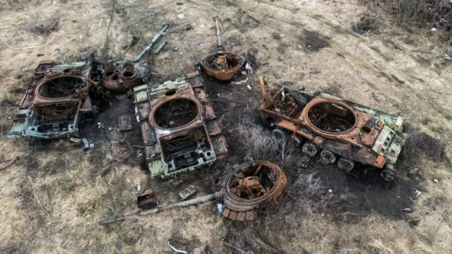 уничтоженная военная техника в Украине