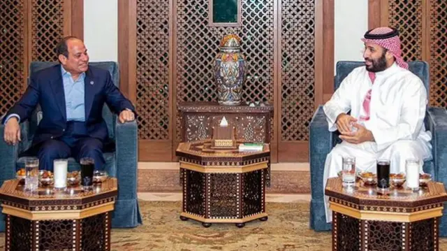 ፕሬዝዳንት አል ሲሲ እና ልዑል ቢን ሳልማን