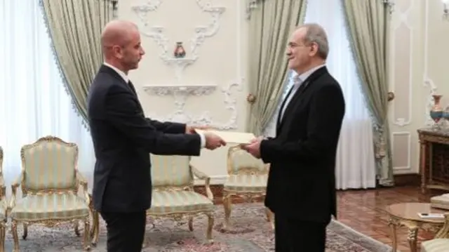 احمد سویدان، سفیر جدید لبنان در تهران و مسعود پزشکیان