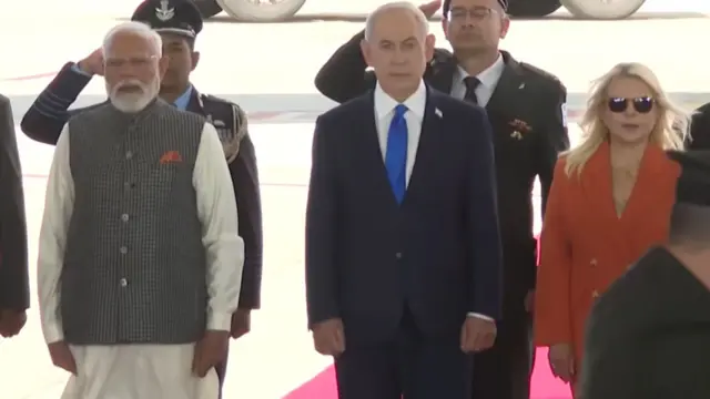 तेल अवीव में पीएम मोदी