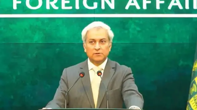 پاکستانی دفتر خارجہ کے ترجمان طاہر اندرابی