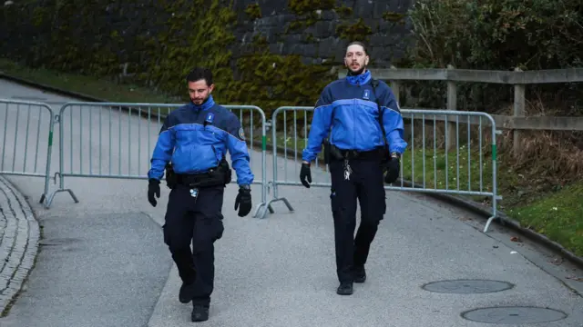 پلیس ژنو در محل دور سوم مذاکرات ایران و آمریکا