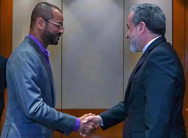 بدر بوسعیدی و عباس عراقچی در ژنو