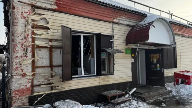 последствия атаки в Новгород-Северском