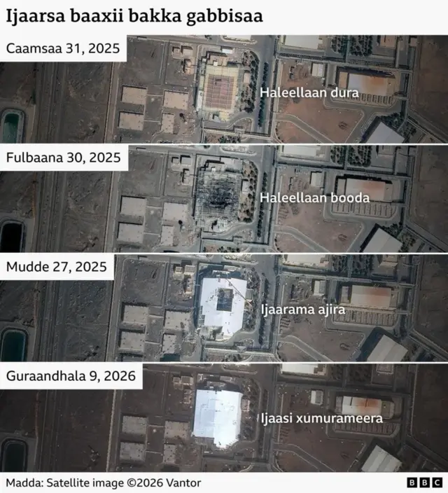 Buufta nukilaraa Iraan Ameerikaan haleelte