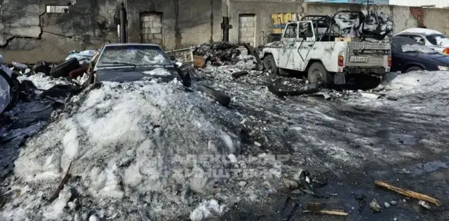 Хинштейн опубликовал фото последствий атаки