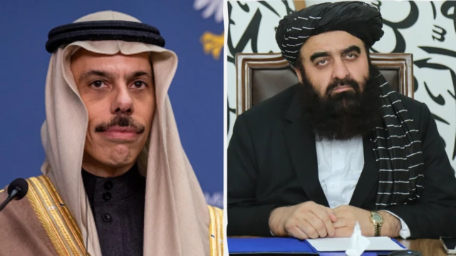 وزیران خارجه حکومت طالبان وعربستان