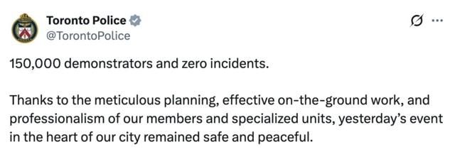 اسکرین پست پلیس تورنتو