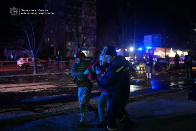 Пострадавшие от атаки в Запорожье