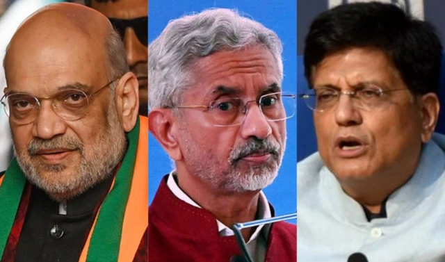 अमित शाह, एस जयशंकर और पीयूष गोयल