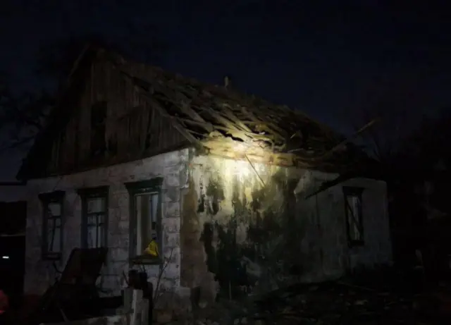 Последствия атаки в Днепропетровской области