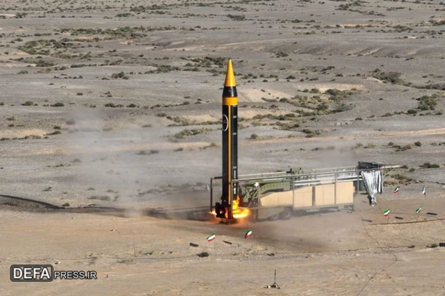 تصاویری که خبرگزاری فارس پیشتر از موشک خرمشهر۴ پخش کرده بود
