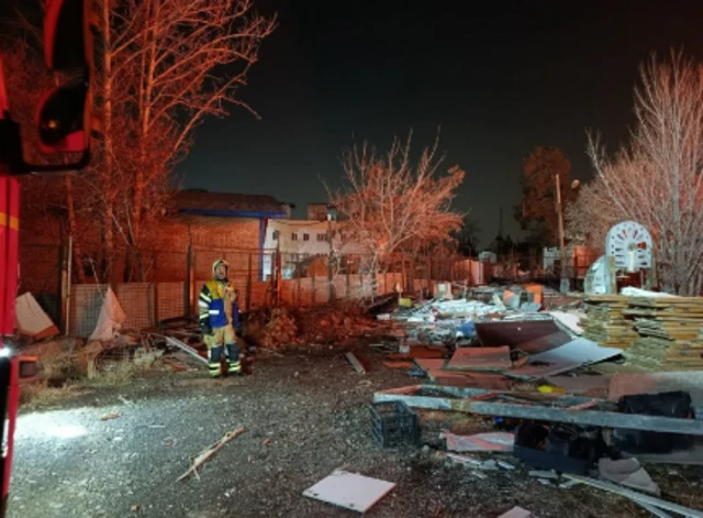 تصاویر آتش‌سوزی