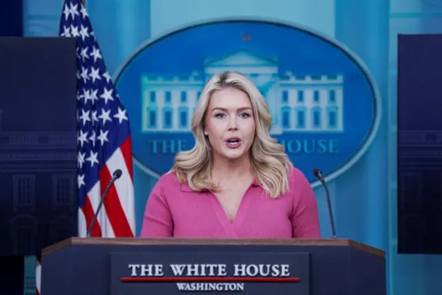 የዋይት ሐውስ ቃል አቀባይ ካሮላይን ሌቬት