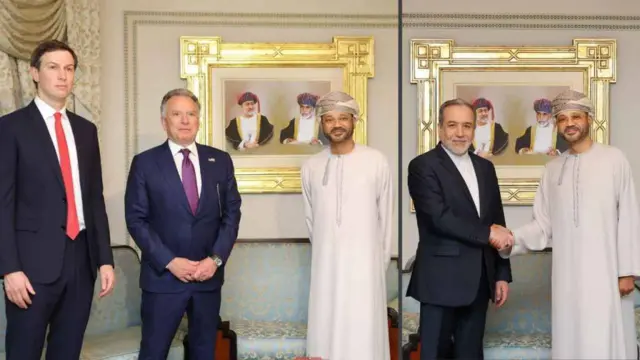 የአሜሪካ እና የኢራን ተደራዳሪዎች ከኦማን የውጭ ጉዳይ ሚኒስትር ጋር