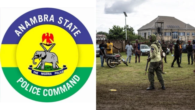 A man stands with an arm during the Igboora World Twins Festival 2024, in Igbo-Ora on October 12, 2024. Nigeria's self-proclaimed 'twins capital of the world' Igbo-Ora holds its annual festival to celebrate the town's unusually high incidence of multiple births.