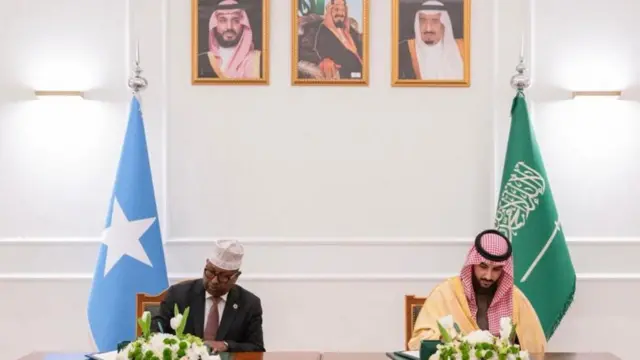 Aanga'oonni Somaaliyaa fi Sa'ud Arabiyaa waliigaltee waraanaa yeroo waliif mallatteessanitti