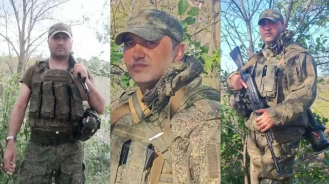 Эти фотографии Мехди Аббасов прислал своей семье во время подготовки к отправке в Украину