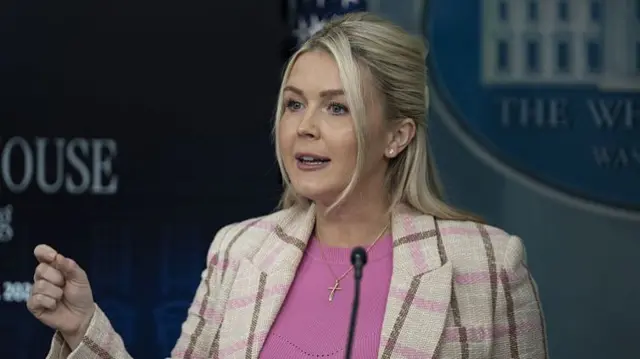 प्रेस सचिव कैरोलीन लेविट