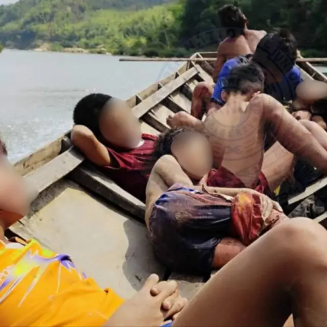 လေကြောင်းဗုံးကြဲခံရတာကြောင့် ထိခိုက်သွားတဲ့ ကျောင်းသားတွေ