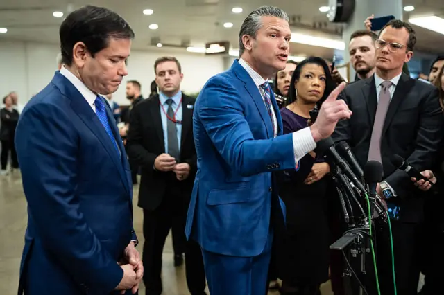 Марко Рубио и Пит Хегсет