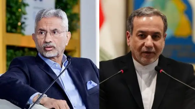 भारत के विदेश मंत्री एस जयशंकर और ईरान के विदेश मंत्री सैयद अब्बास अराग़ची