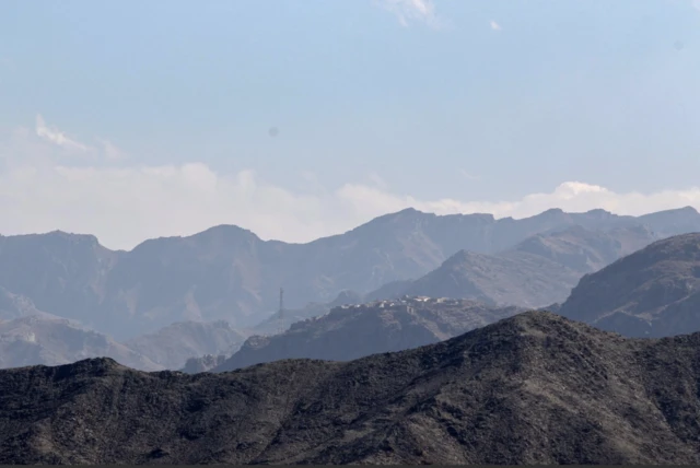 منطقه کوهستانی مرزی ولایت ننگرهار با پاکستان