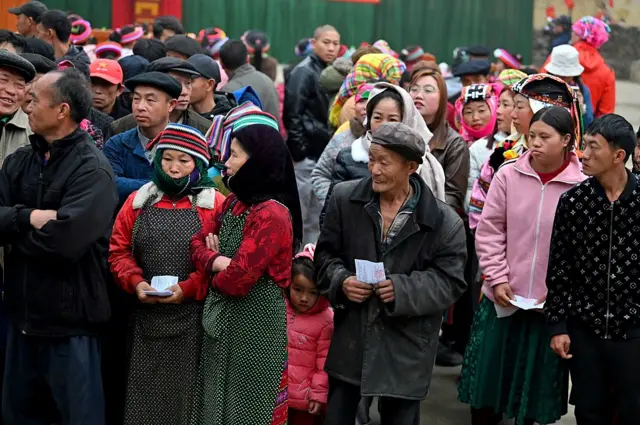 Một điểm bỏ phiếu ở Tuyên Quang hôm 15/3/2026