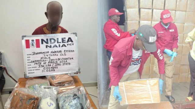 NDLEA anwụchiela agadị nwoke dị afọ 74, napụta ya ọgwụike oge ọ chọrọ ịga mba UK