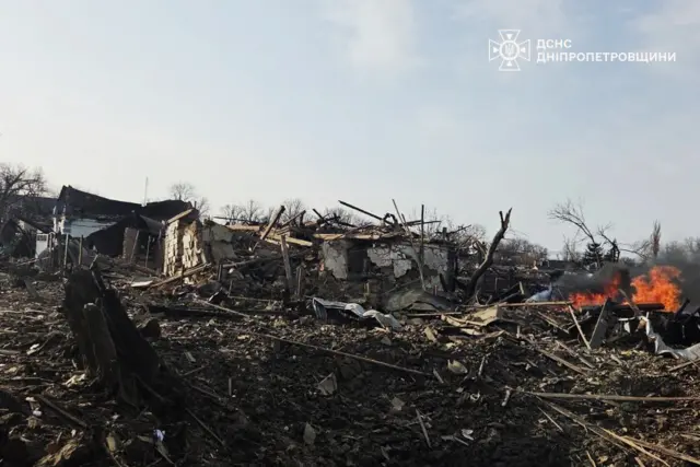 последствия атаки в Днепропетровской области