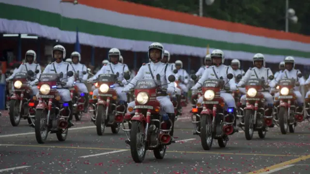 প্রজাতন্ত্র দিবসের অনুষ্ঠানে কলকাতা পুলিশ (ফাইল চিত্র)