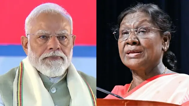 नरेंद्र मोदी और द्रौपदी मुर्मु