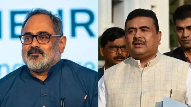 राजीव चंद्रशेखर और शुभेंदु अधिकारी