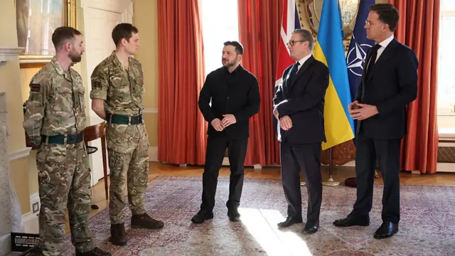 Зеленский, Стармер, Рютте