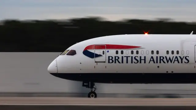 برٹش ایئرویز کا طیارہ