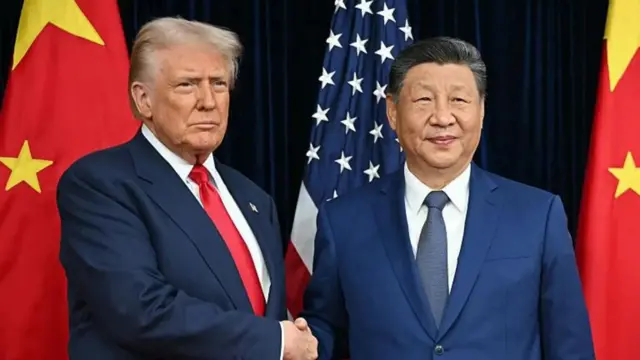 Trump na Xi ubwo baheruka guhura mu Ukwakira(10) gushize
