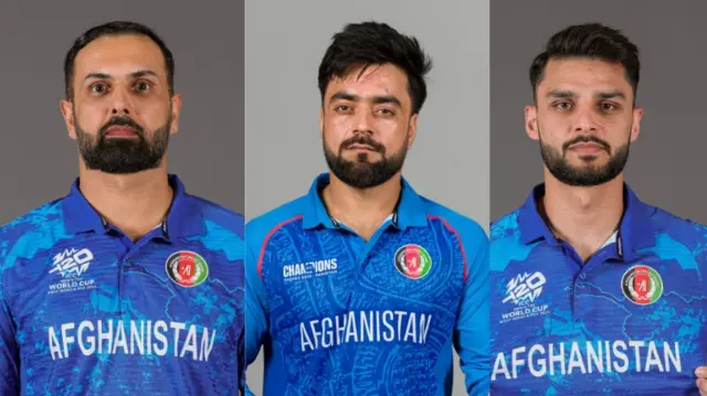 मोहम्मद नबी, राशिद ख़ान और नवीन उल हक़