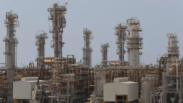 Объекты на газовом месторождении