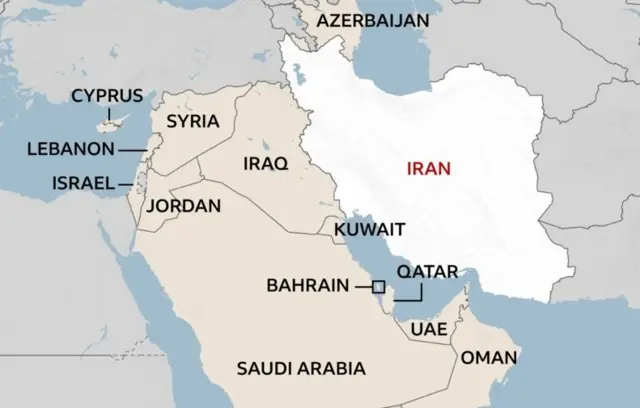 Ibihugu byo mu burasirazuba bwo hagati biraswaho na Iran mu kwihorera kwayo