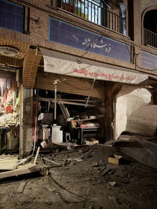 تخریب مغازه